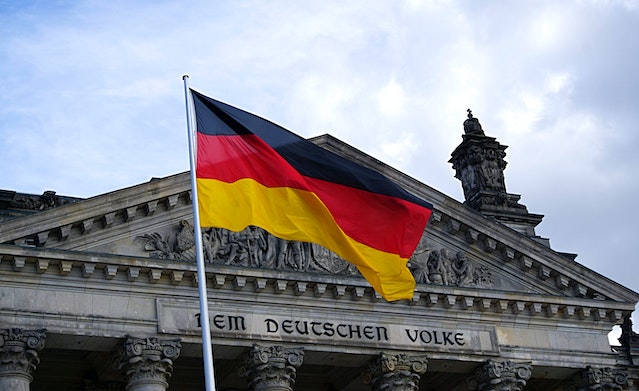 A picture of the German flag